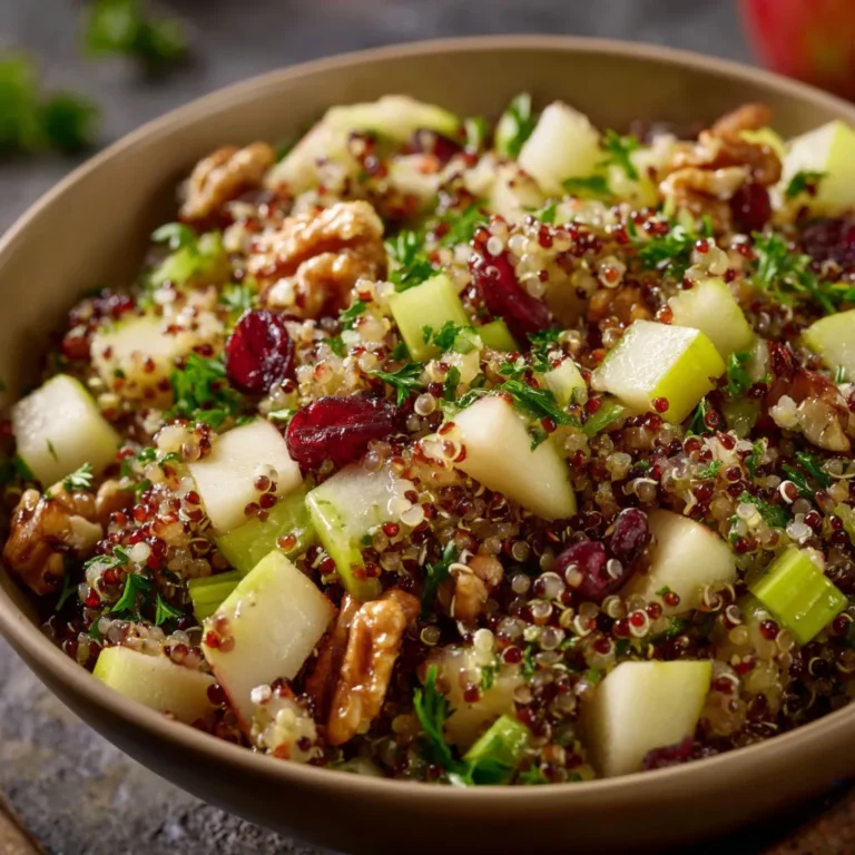 Apple Quinoa Salad with Cranberries: Healthy and Delicious
