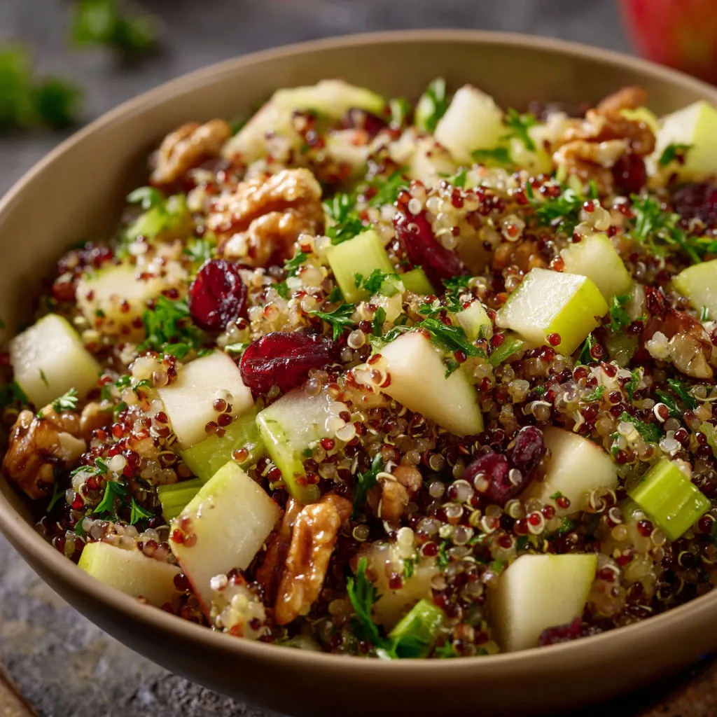 Apple Quinoa Salad with Cranberries: Healthy and Delicious