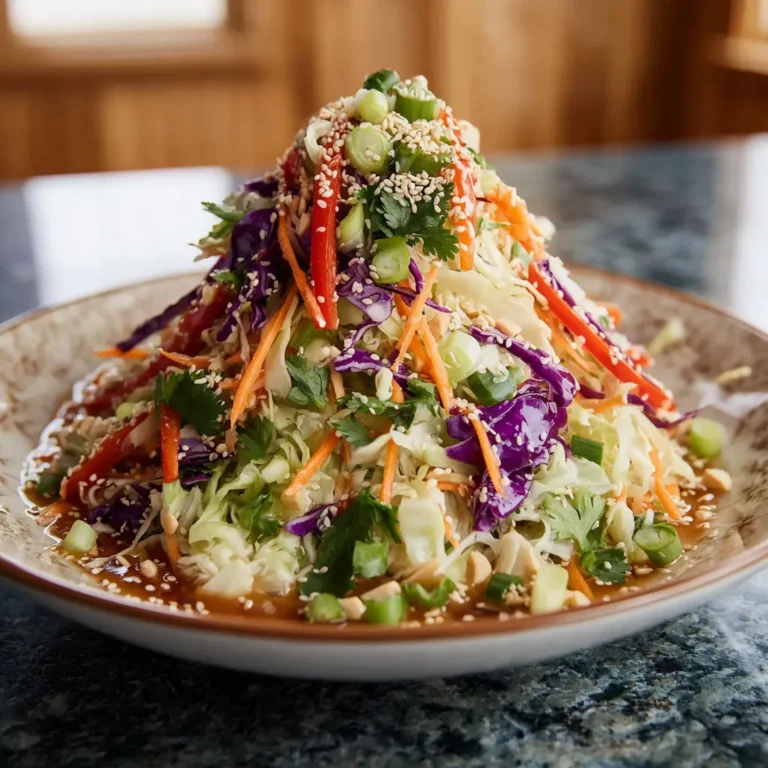 Asian Cabbage Slaw: Crispy and Vibrant Recipe