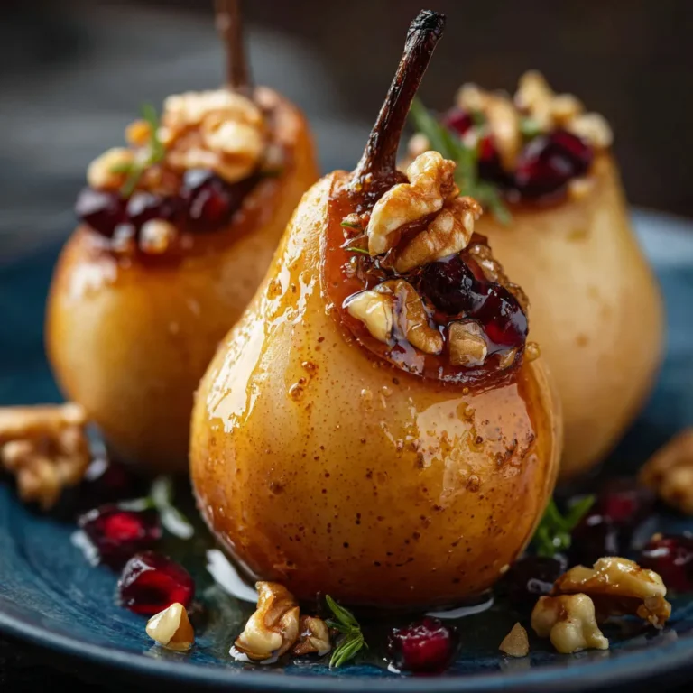Berrylicious Baked Pears: A Sweet and Healthy Treat