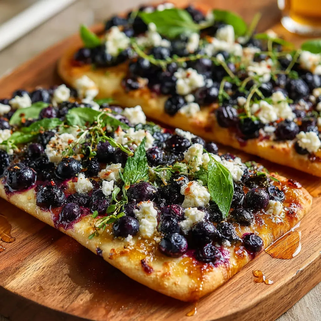 Blueberry Feta Flatbread: Delicious and Easy Recipe!