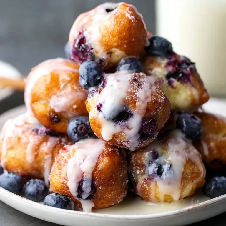Blueberry Fritter Bites: Easy Baked Recipe