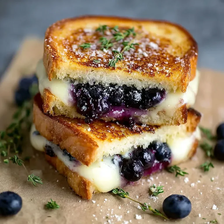 Blueberry Grilled Cheese: Crispy and Delicious Recipe