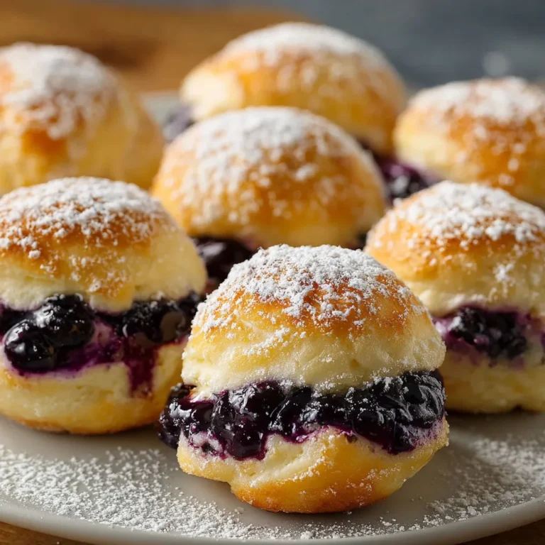 Blueberry Pie Bombs: Irresistible Mini Dessert Recipe