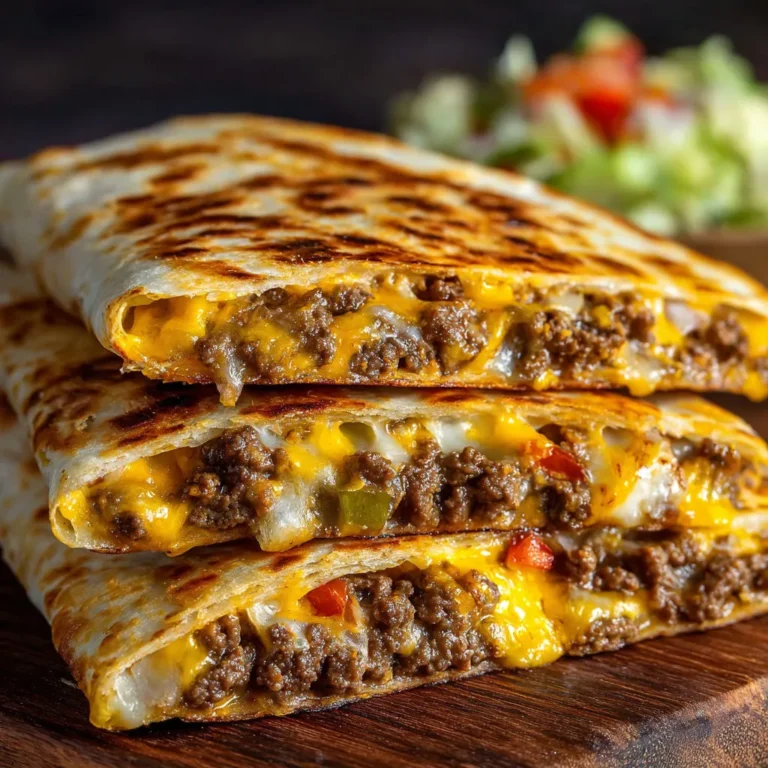Cheeseburger Quesadilla Recipe: Delicious and Easy to Make