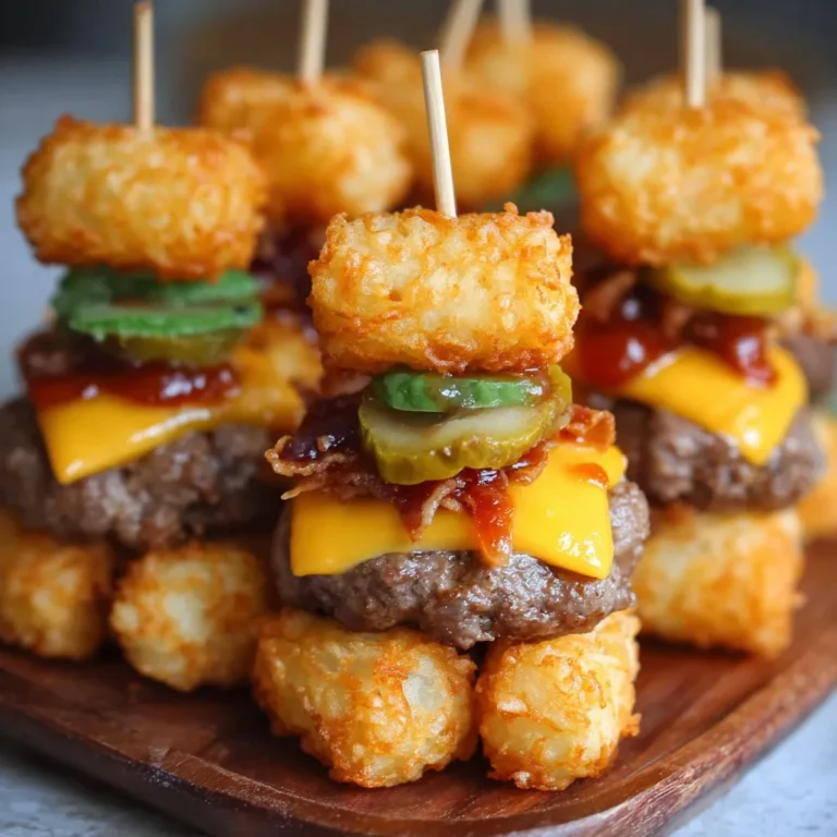 Cheeseburger Tater Tot Bites: Mini and Delicious