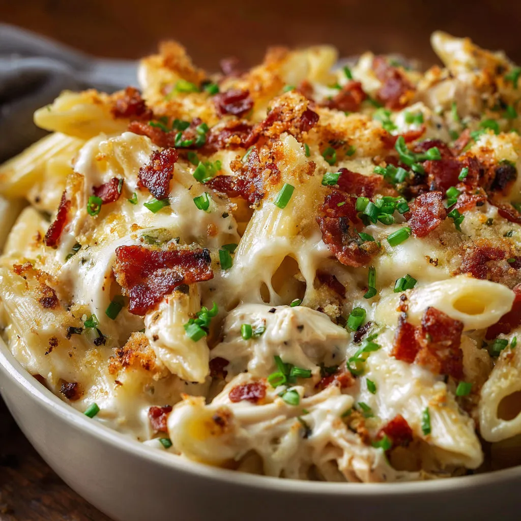 Cheesy Chicken Bacon Ranch Casserole Recipe