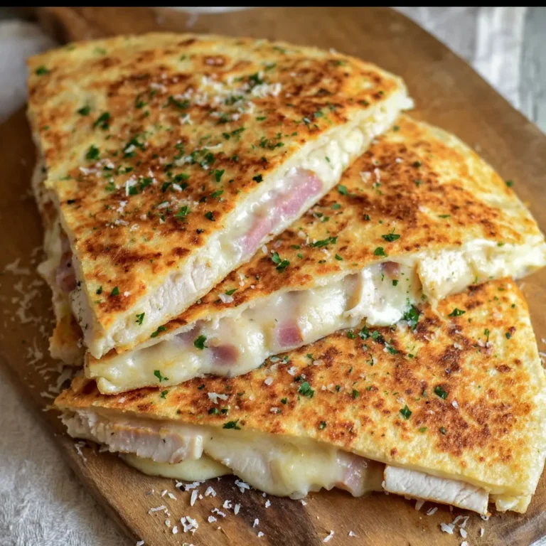 Cheesy Chicken Cordon Bleu Quesadillas Recipe