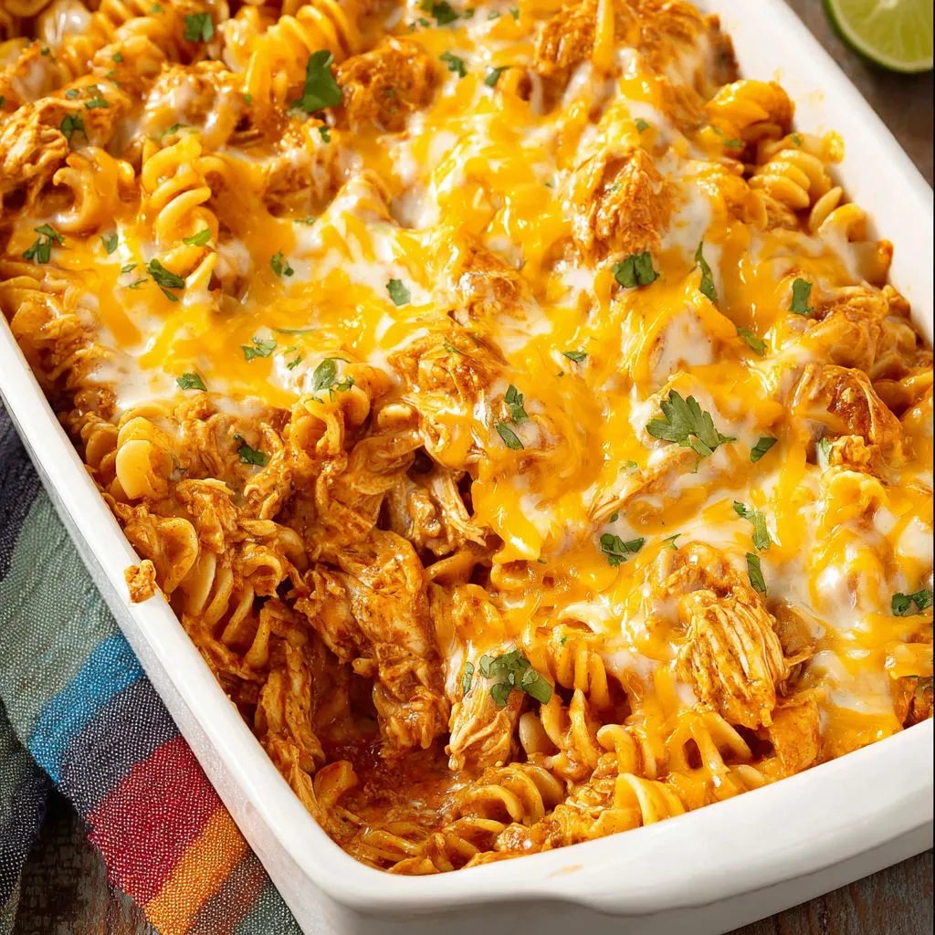 Cheesy Chicken Enchilada Pasta: Delicious One-Pot Recipe