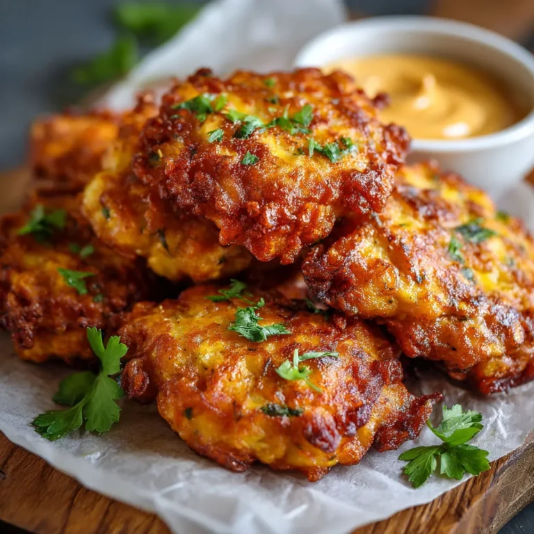 Cheesy Chicken Fritters: Quick and Delicious Recipe