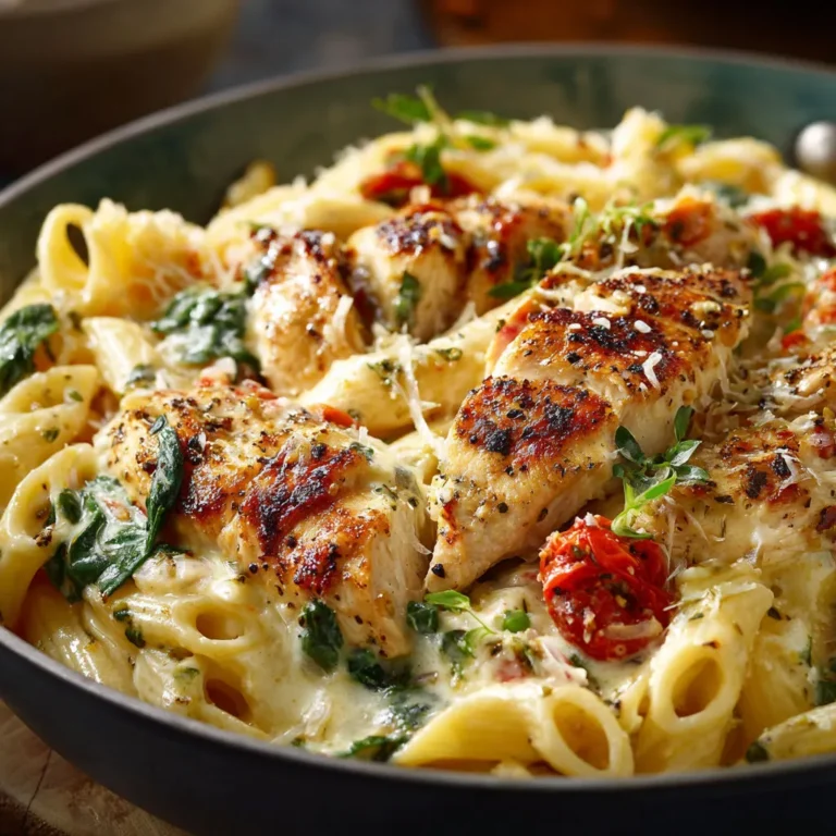 Cheesy Chicken Mozzarella Pasta: Easy Recipe