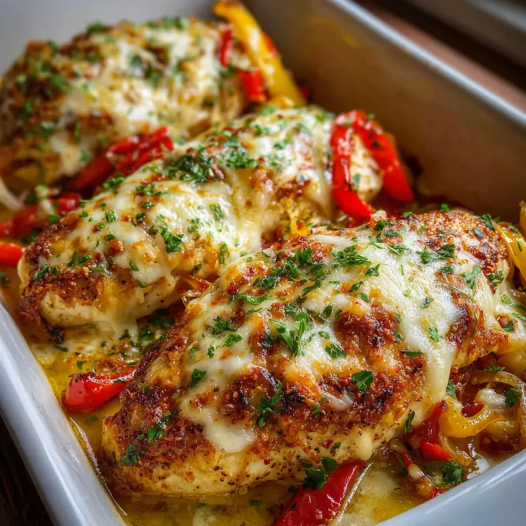 Cheesy Chicken Stuffed Peppers: Easy Baked Recipe