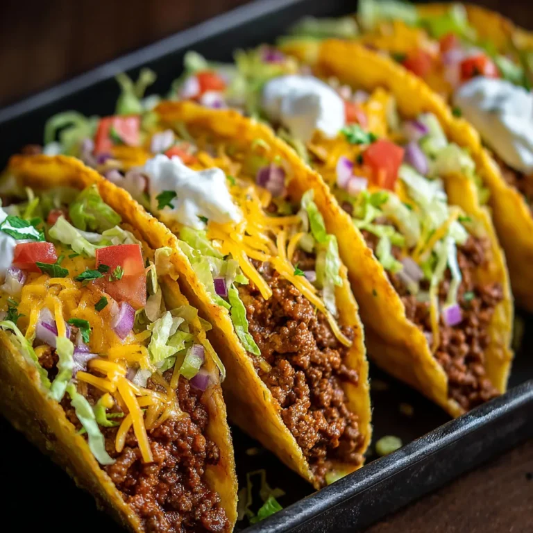 Cheesy Oven-Baked Tacos for a Delicious Twist