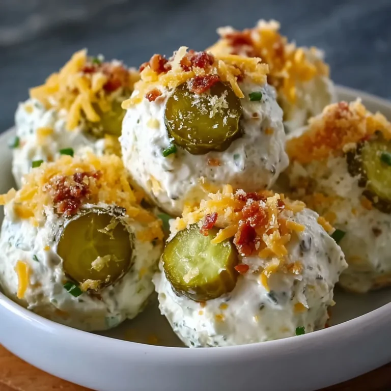 Cheesy Pickle Bombs: Irresistible Appetizer Recipe