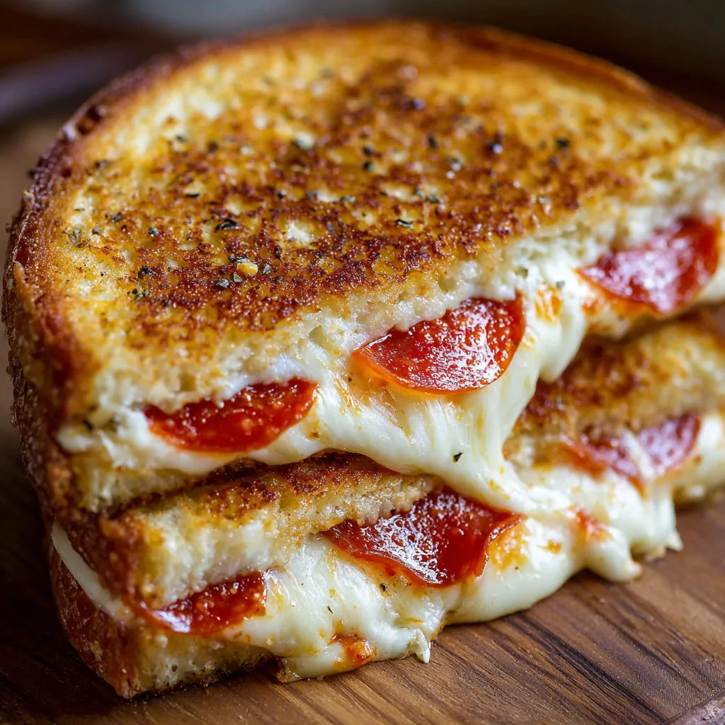 Cheesy Pizza Grilled Sandwich: Delicious and Easy Recipe