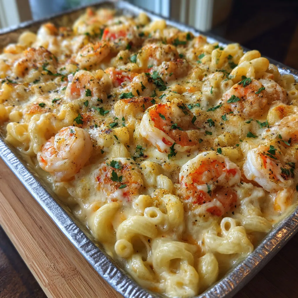 Cheesy Seafood Macaroni Recipe with Colby Jack Cheese