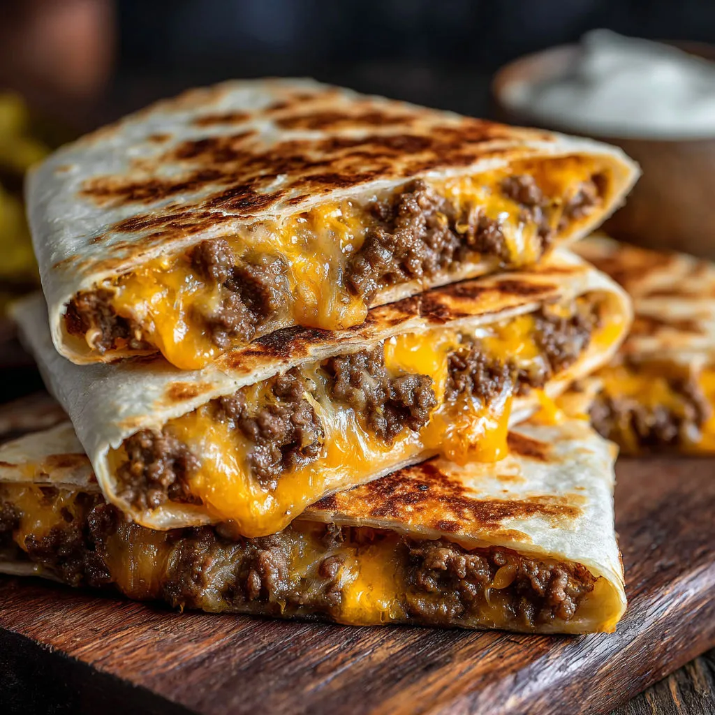 Cheesy Smashburger Quesadillas for a Delicious Melt