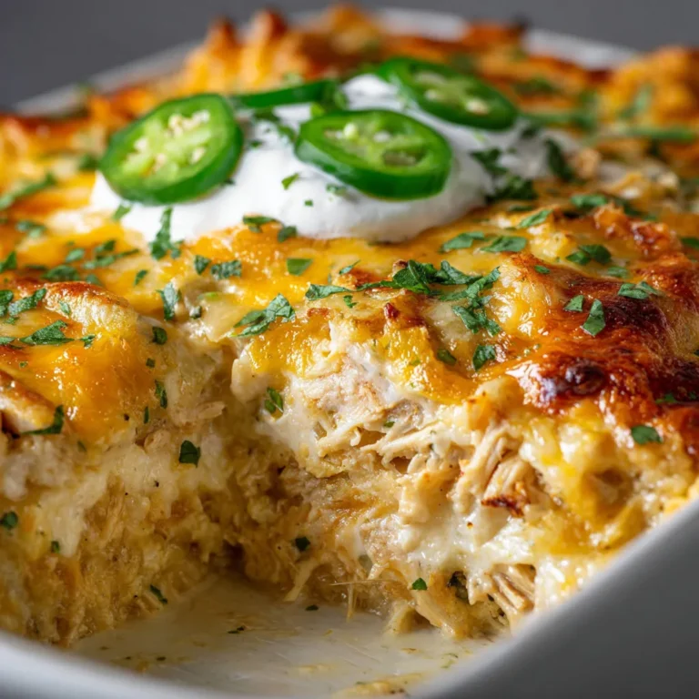 Cheesy Sour Cream Enchilada Casserole Recipe