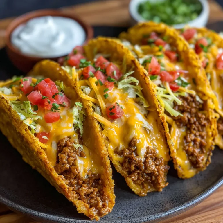Cheesy Taco Loaded with Creamy Sauce