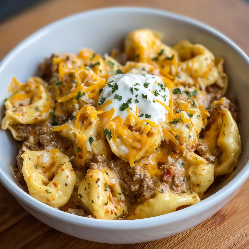 Cheesy Taco Tortellini Bowl: Easy One-Pot Recipe