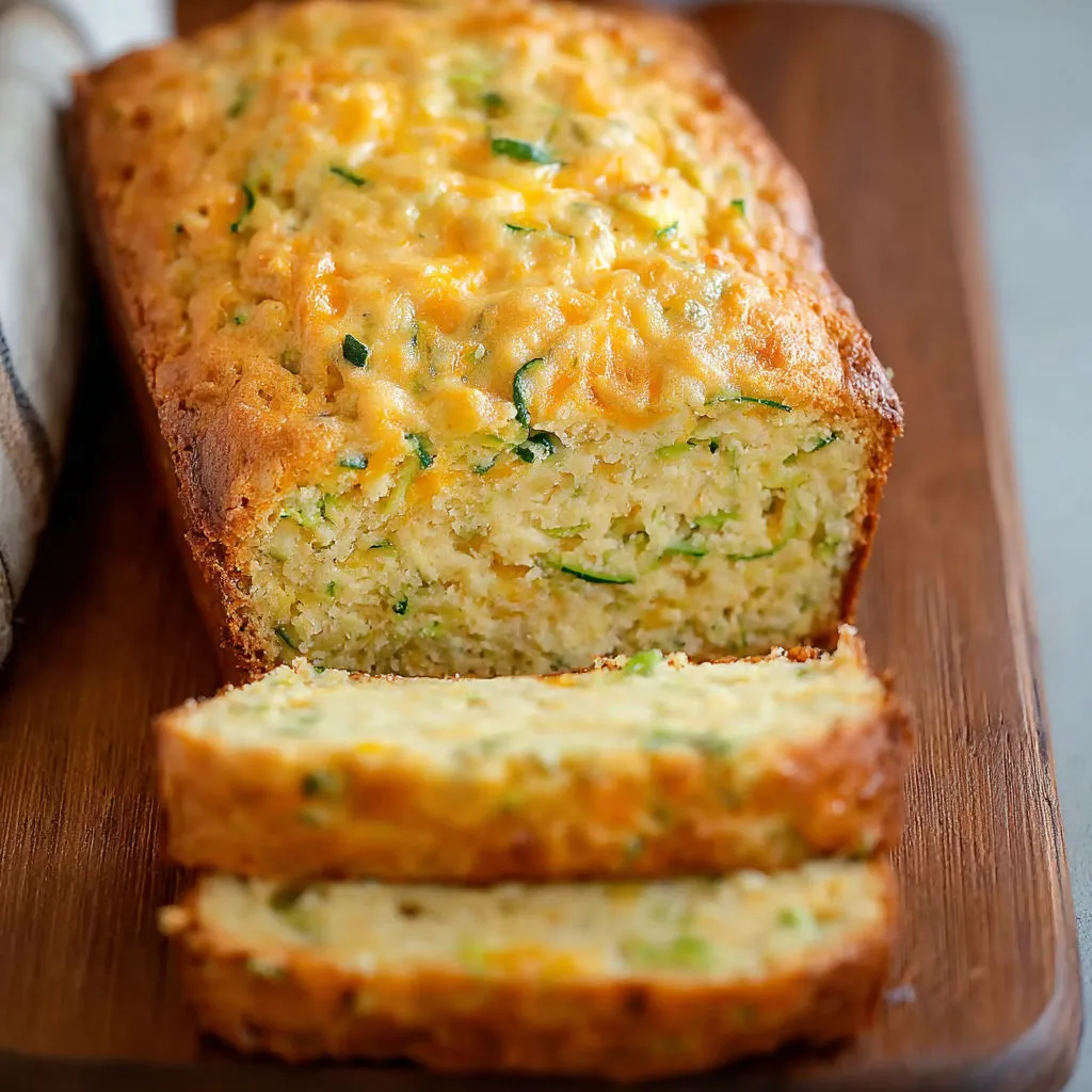 Cheesy Zucchini Bread Recipe