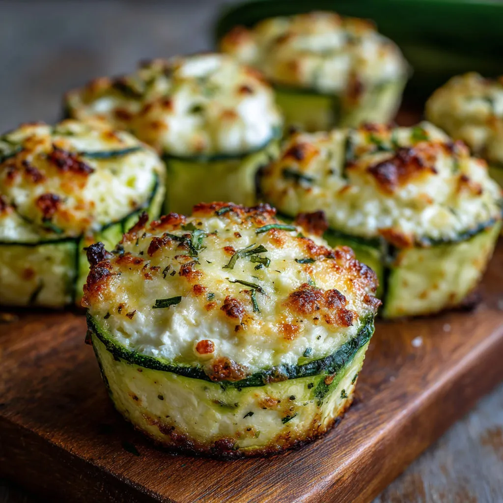 Cheesy Zucchini Parmesan Cups Recipe
