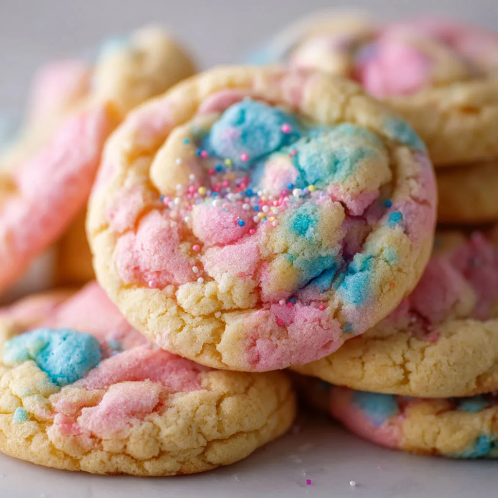 Cotton Candy Cookies: A Sweet and Colorful Treat