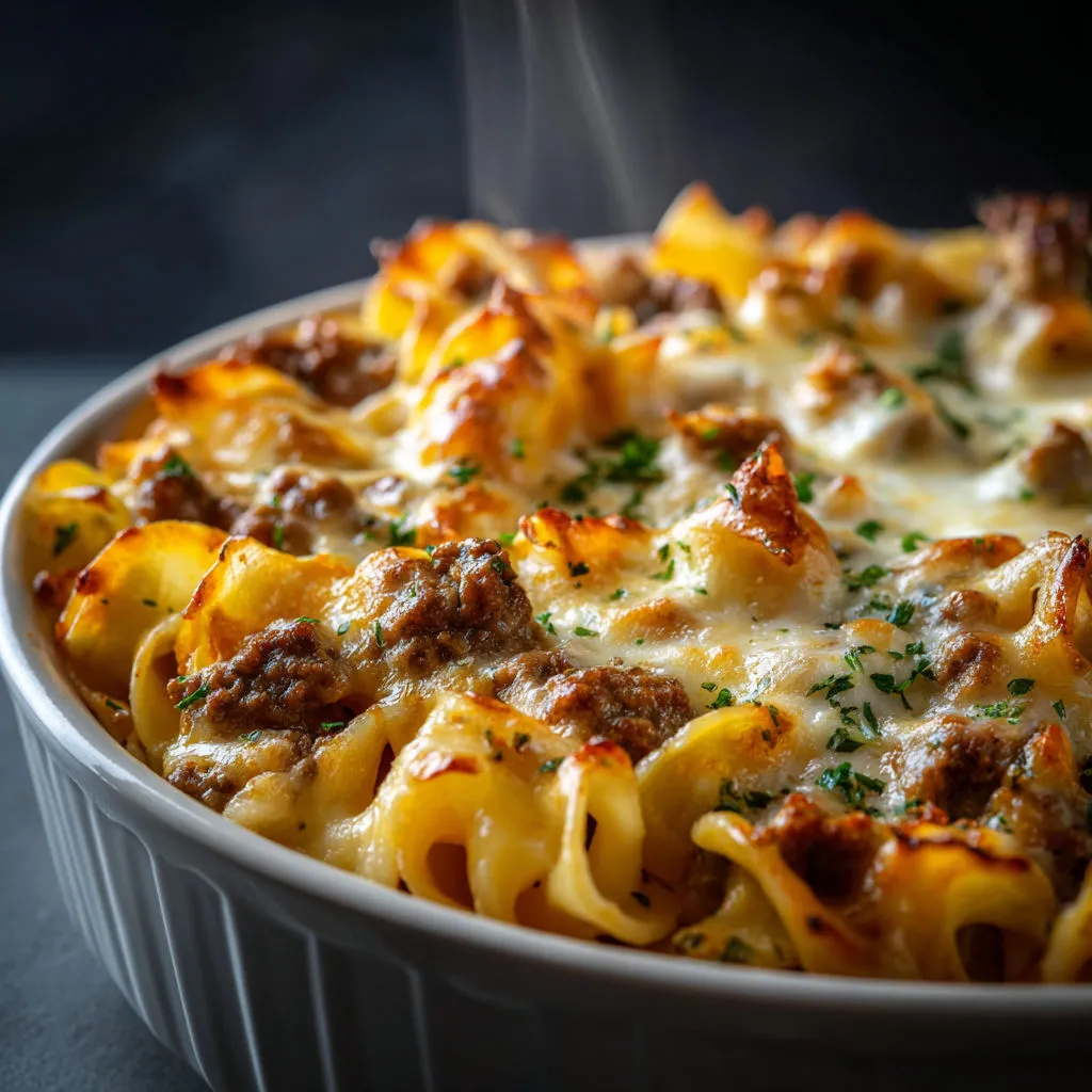 Creamy Beef Noodle Bake: Easy Weeknight Dinner Recipe