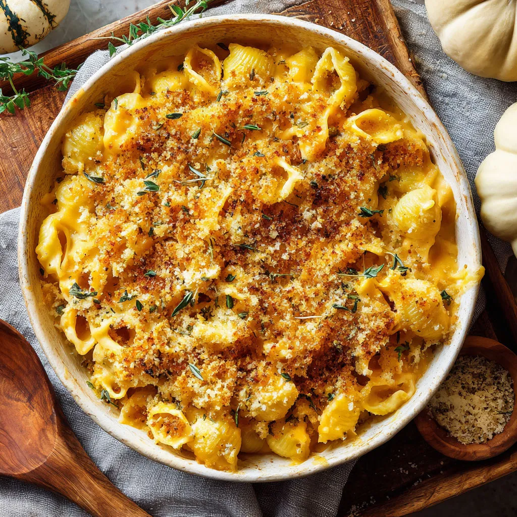 Creamy Butternut Squash Macaroni and Cheese Recipe