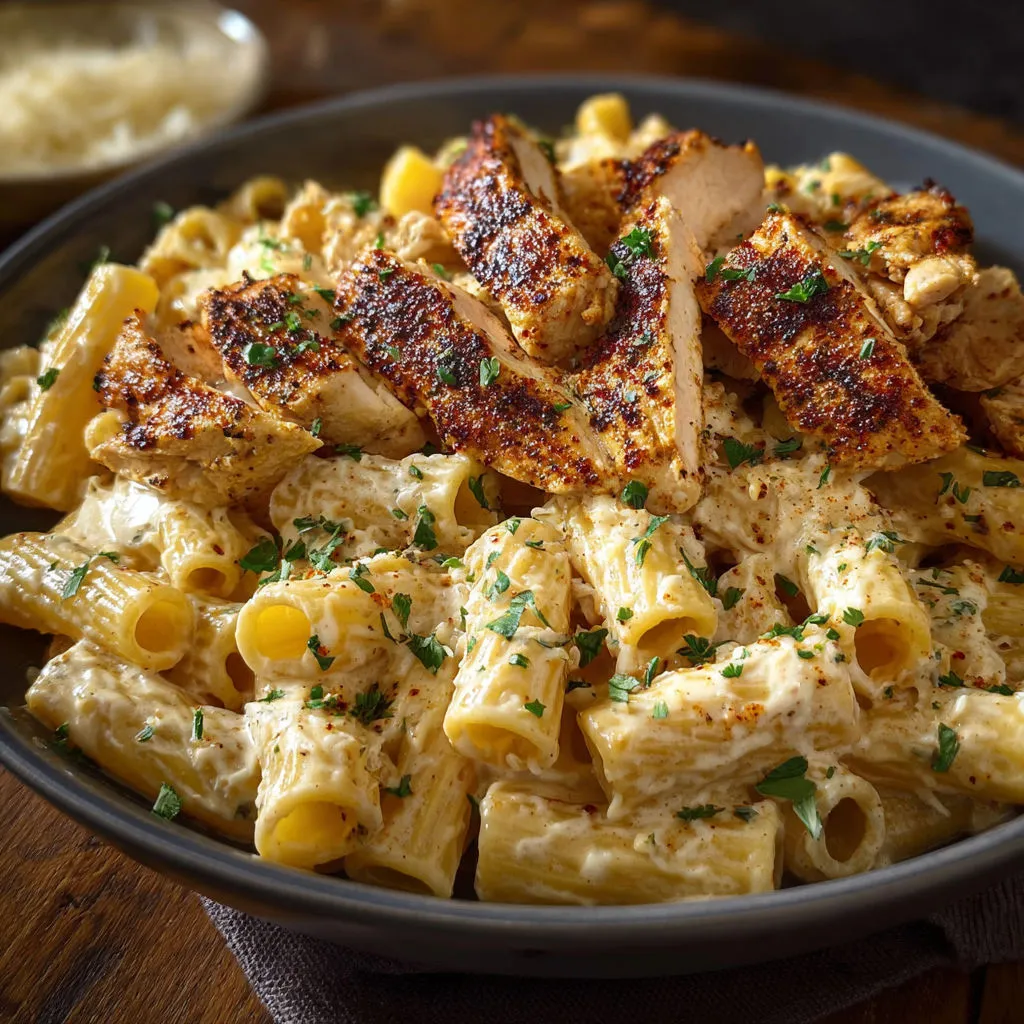 Creamy Cajun Rigatoni Alfredo Recipe