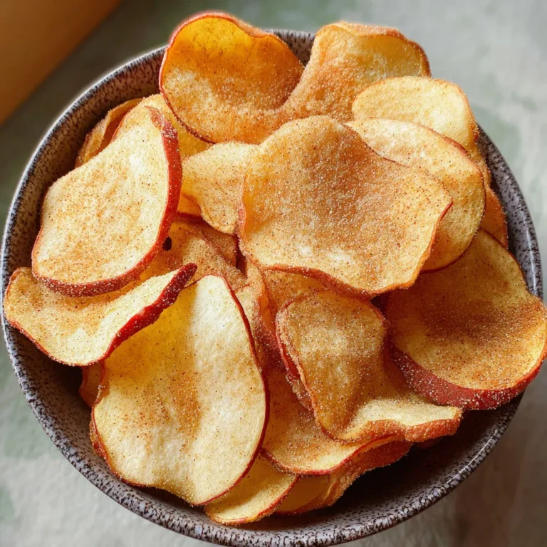 Crispy Air Fryer Apple Cinnamon Chips