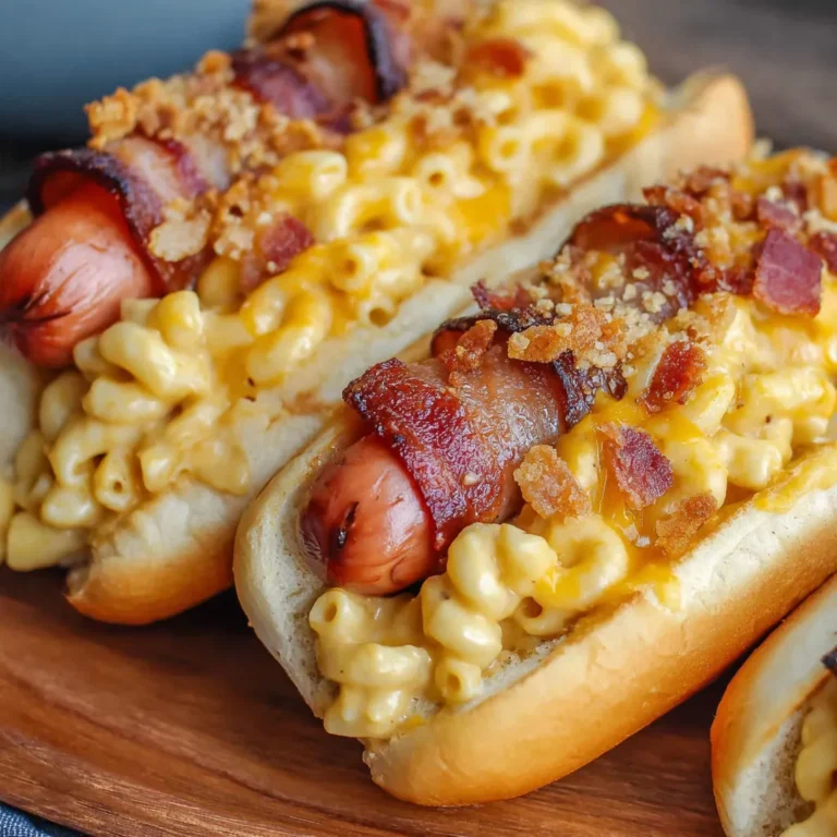 Crispy Air Fryer Bacon Mac Dogs