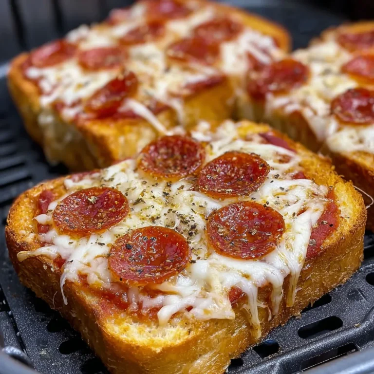Crispy Air Fryer Texas Toast Pizza