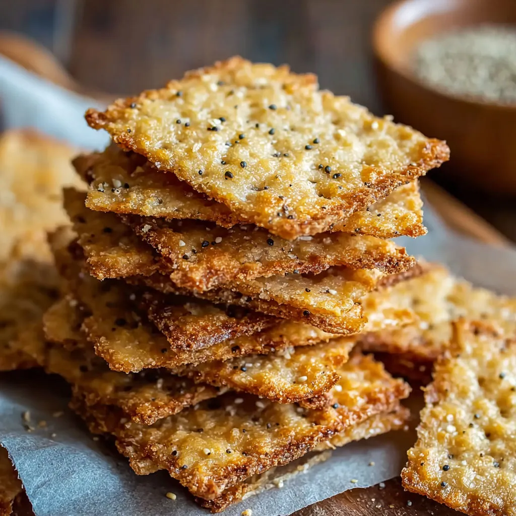Crispy Almond Flour Crackers: Keto-Friendly Recipe