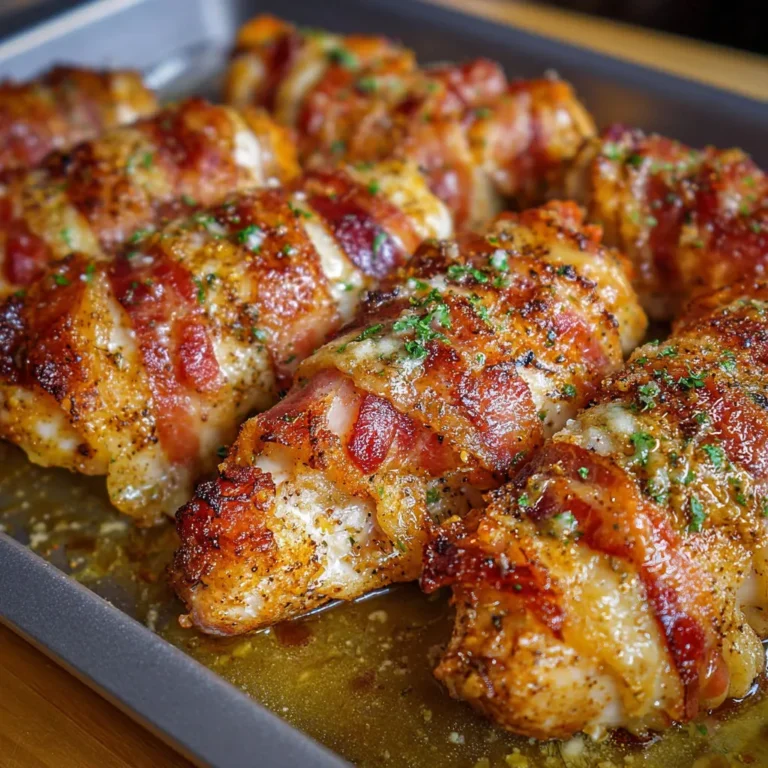Crispy Bacon Garlic Parmesan Chicken Recipe