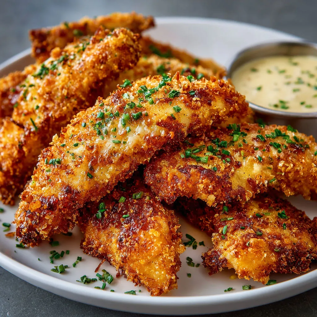 Crispy Chicken Parmesan Tenders Recipe