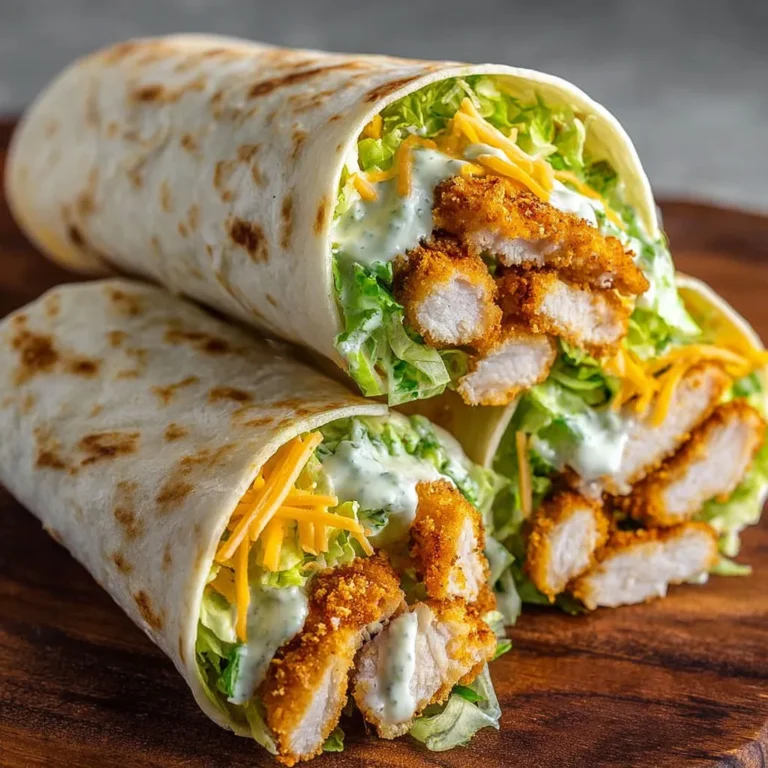 Crispy Chicken Ranch Snack Wrap Recipe