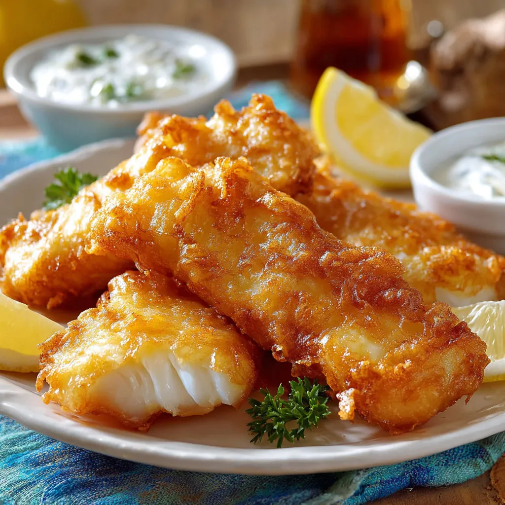 Crispy Golden Fish Fillet with Batter Recipe