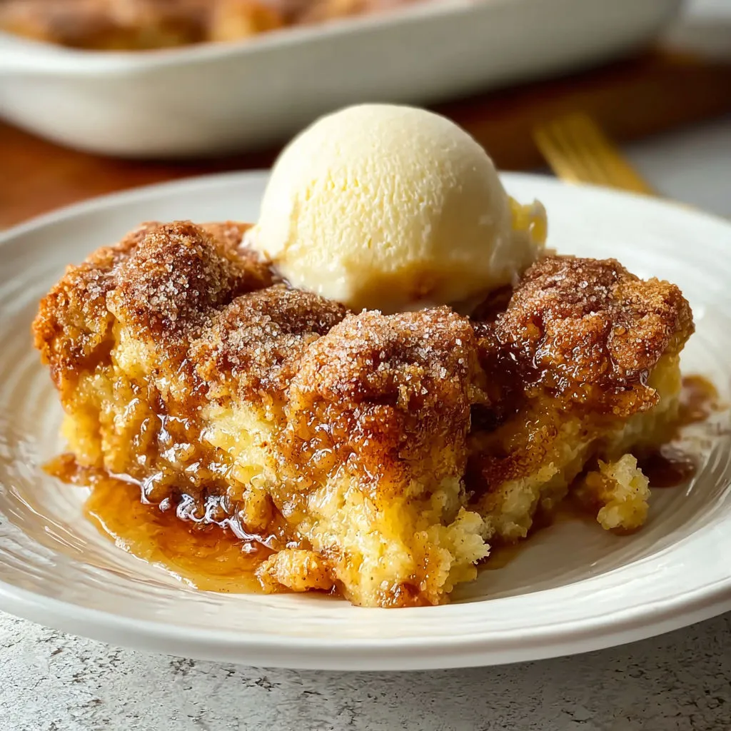 Decadent Brown Butter Snickerdoodle Cobbler Recipe