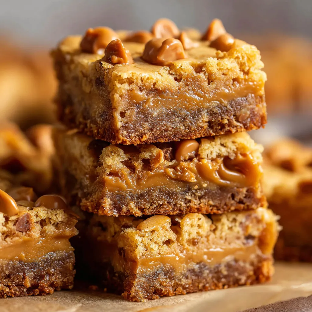 Decadent Butterscotch Toffee Cookie Bars