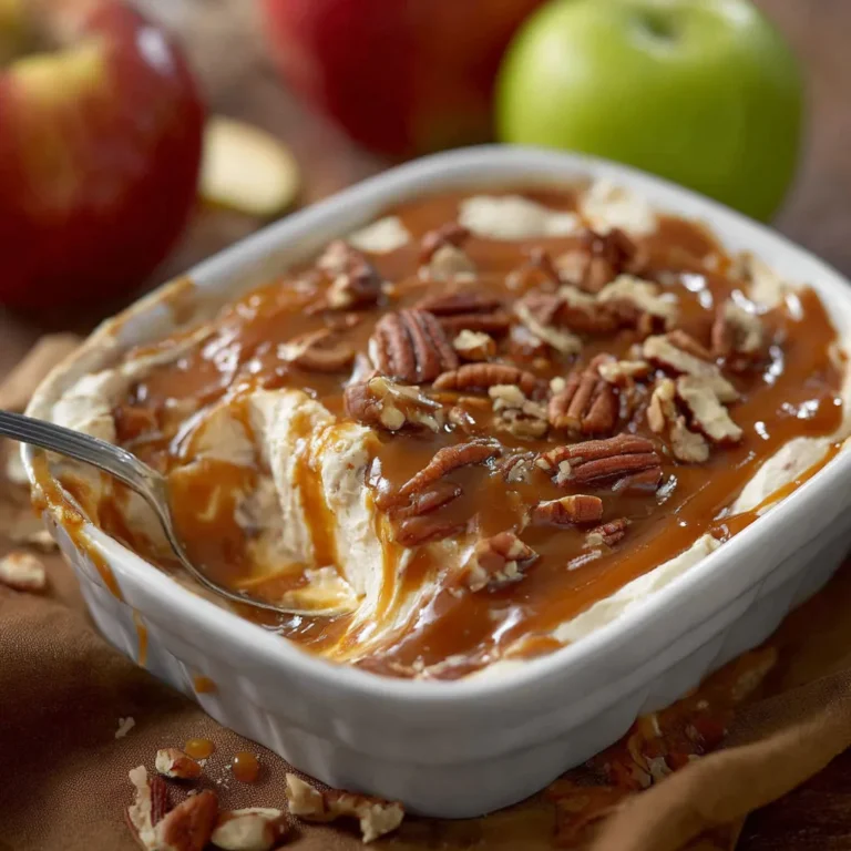 Decadent Caramel Apple Cheesecake Dip