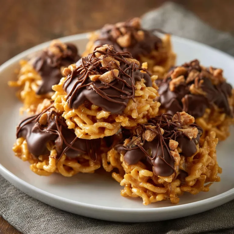 Decadent Chocolate Peanut Butter Haystacks: Easy No-Bake Recipe