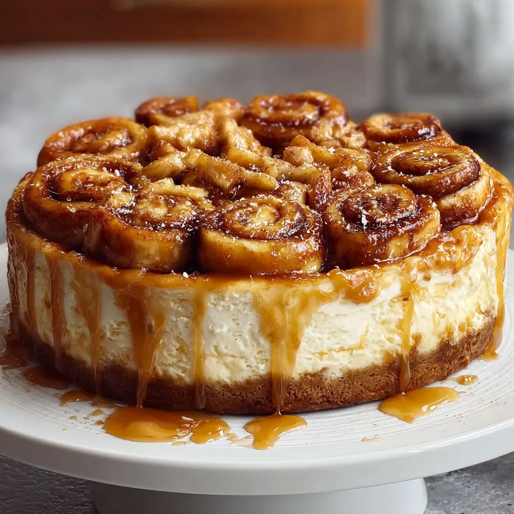 Decadent Cinnamon Roll Cheesecake Recipe