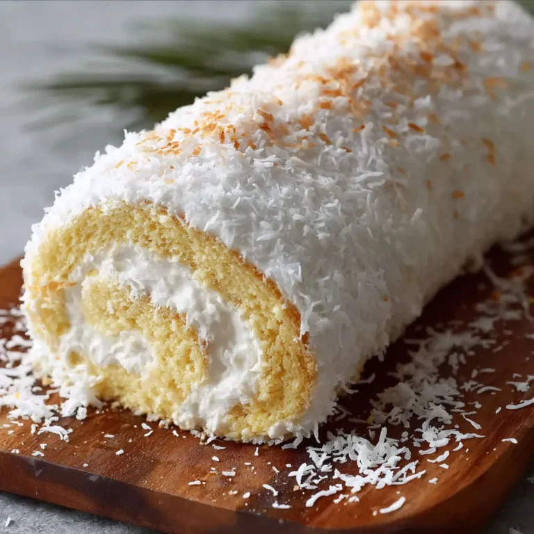 Decadent Coconut Cake Roll Recipe