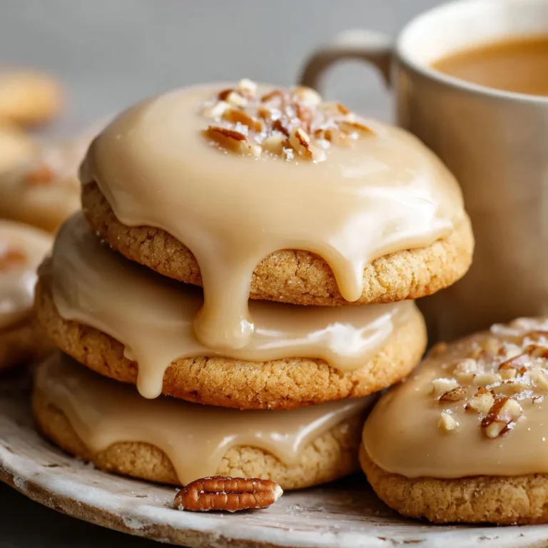 Decadent Maple Cookies with Sweet Maple Icing