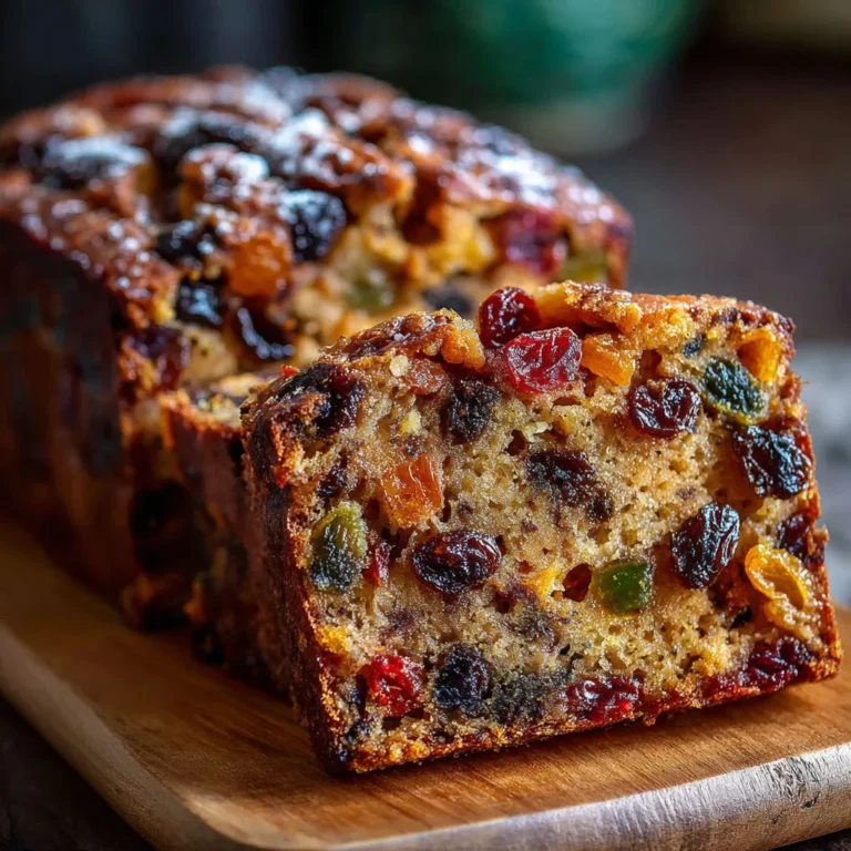 Decadent Moist Fruitcake Loaf Recipe