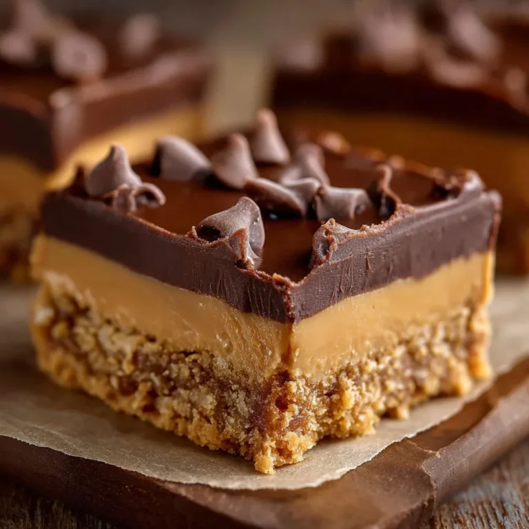 Decadent Reese's Peanut Butter Bars Recipe