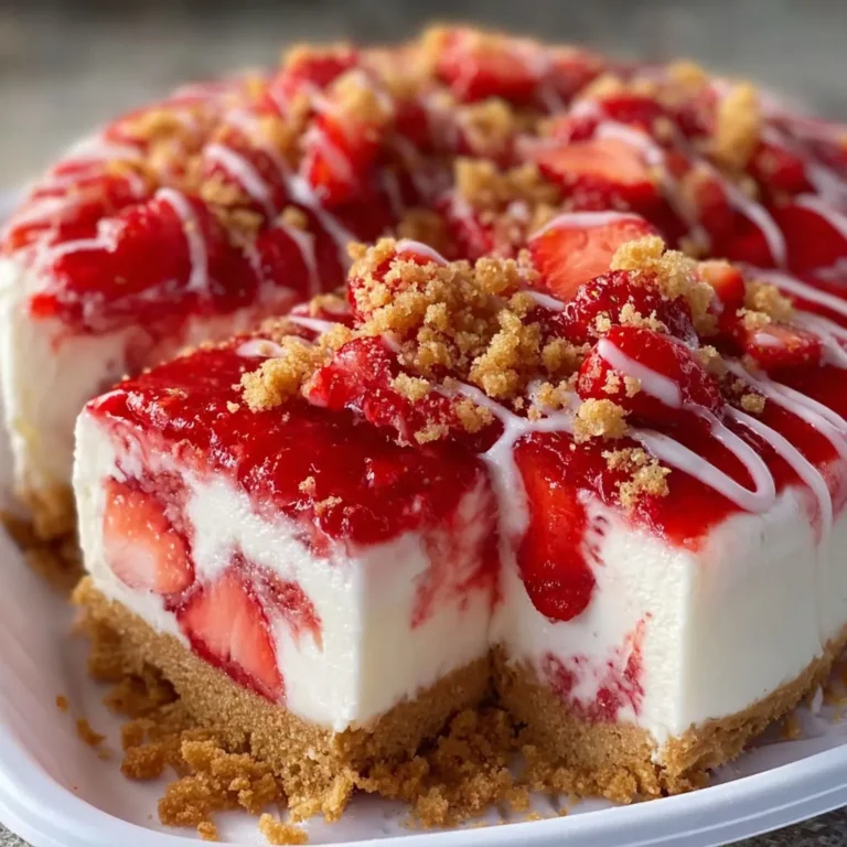 Decadent Strawberry Crunch Cheesecake Recipe