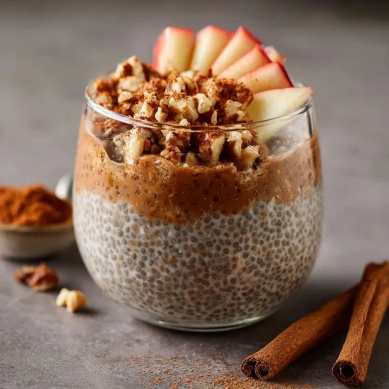 Delicious Apple Crumble Chia Pudding Recipe