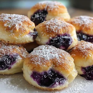 Delicious Blueberry Pie Bombs Recipe